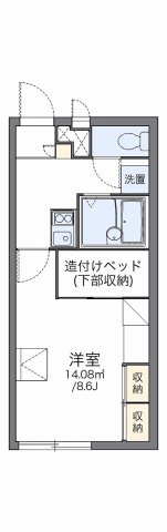 レオパレスサンフォレストⅡの間取り