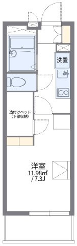 レオパレスＹＡＨＡＧＩⅡの間取り