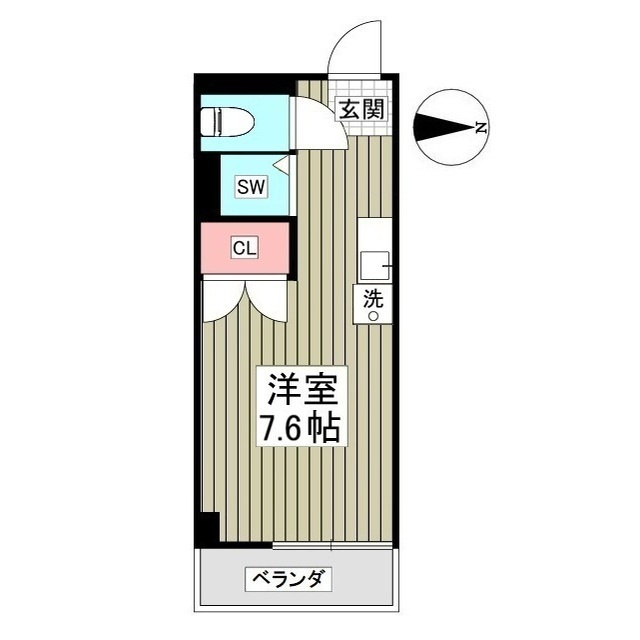 小手指シティハイツの間取り