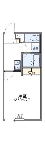 レオパレス青雲Ⅱの間取り