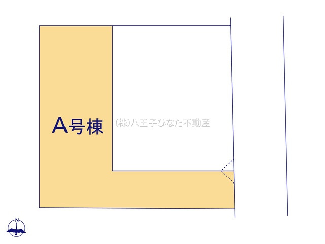 『八王子市新築戸建て』八王子市散田町2-32-5【仲介手数料無料】　１４期の区画図|～仲介手数料無料☆八王子ひなた不動産～八王子市散田町　新築戸建て