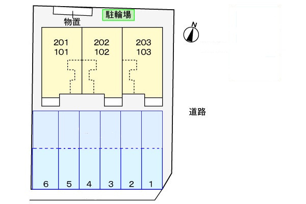 メゾン　ドゥ　コルーテの区画図