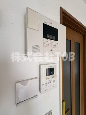 【セキュリティ】 | 船橋戸建-船橋5丁目・定期借家3年- | 1F　床暖房リモコン　モニターホン※クリーニング完了前※