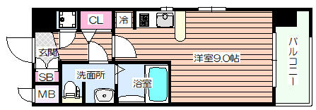 【間取り】 | クレアート新大阪パンループ