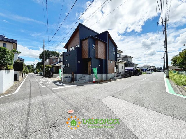 蓮田市蓮田4丁目　新築一戸建ての前面道路含む現地写真|2026/8/14　撮影