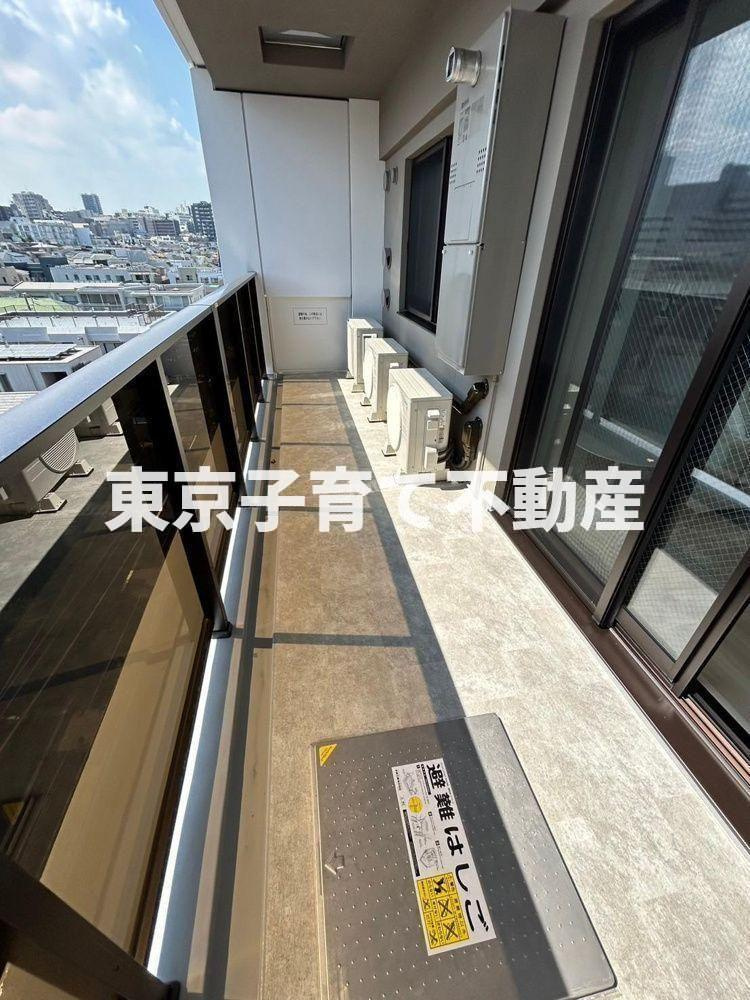 オアーゼ文京大塚のバルコニー
