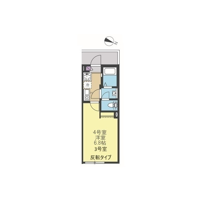 川崎市多摩区生田６丁目のアパートの間取り