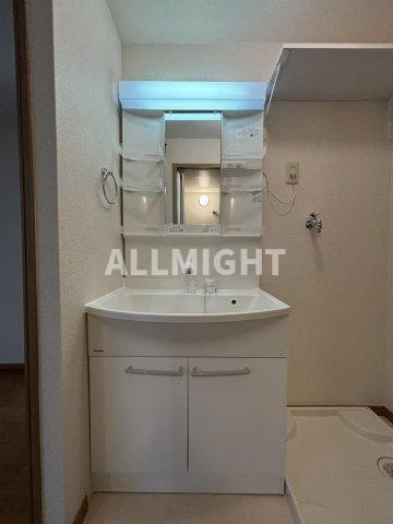 川崎市多摩区登戸の賃貸マンションの洗面所|★お部屋探しはオールマイト不動産までご相談下さい♪