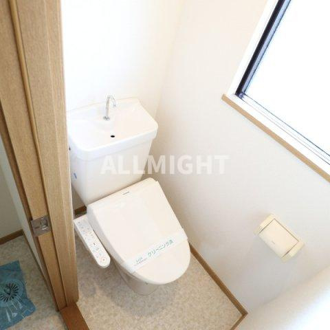 川崎市多摩区登戸の賃貸マンションのトイレ|★お部屋探しはオールマイト不動産までご相談下さい♪