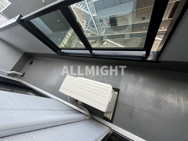 川崎市多摩区登戸の賃貸マンションのバルコニー|★お部屋探しはオールマイト不動産までご相談下さい♪