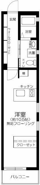 ＴＲＩＢＥＣＡ（トライベッカ）の間取り