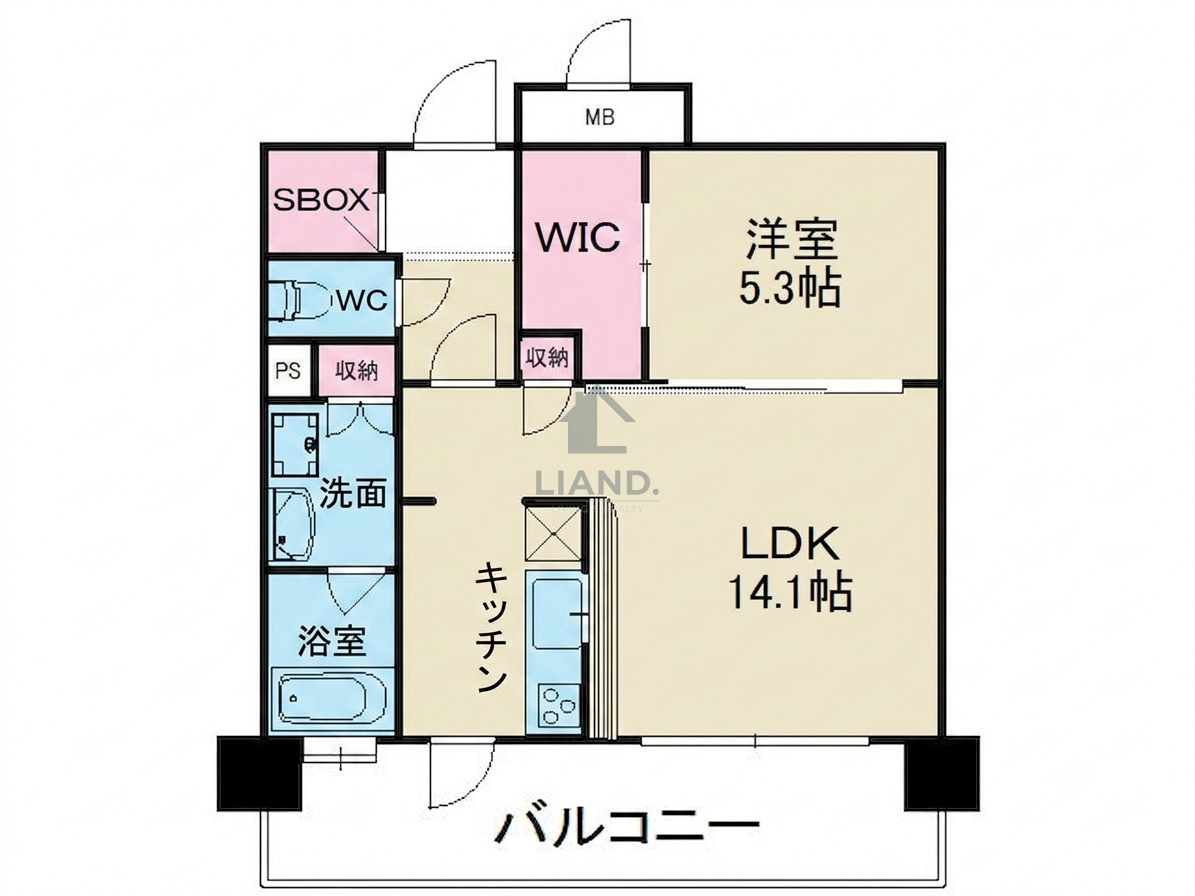 エンクレストGRAN博多駅前　東住吉小学校区の間取り|エンクレストGRAN博多駅前