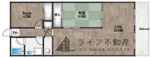 八戸ノ里第3ガーデンハイツB棟