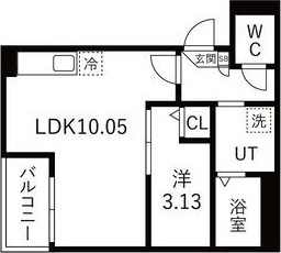 Jack nodaⅠ　　刈谷市の賃貸ならクラスホーム刈谷店の間取り