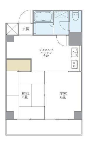 レジデンス若松の間取り