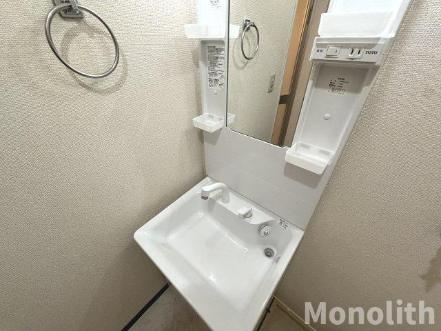 ヴェルクール貝塚の洗面所