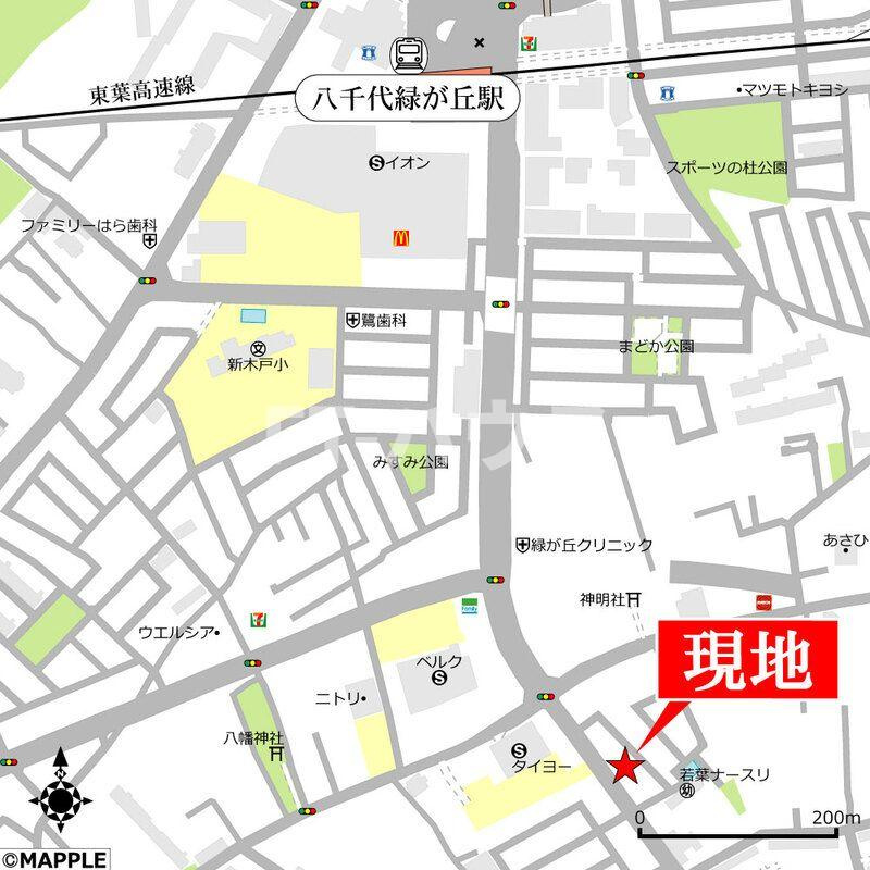 大和田新田戸建住宅の地図