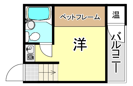 Dcourt六甲の間取り