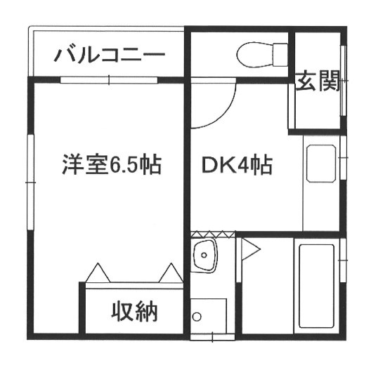 大塚町ハイツの間取り