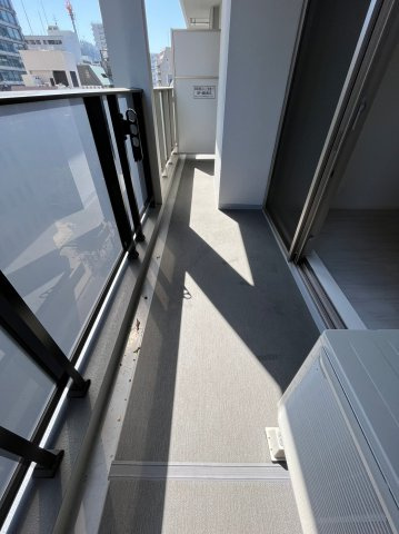 プレミストタワー靱本町のバルコニー