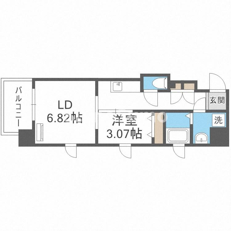 アガスティーア薬院の間取り