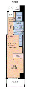 キャナルタウンウェスト11号棟の間取り