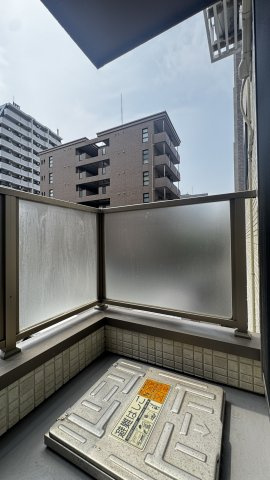 アコルト箱崎のバルコニー