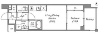 ArtizA瓦屋町Ⅰの間取り