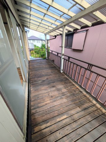 羽生市西貸家のバルコニー