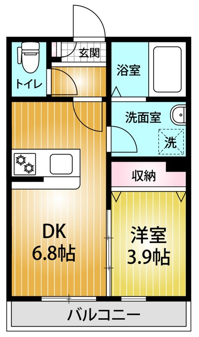 AQUE21の間取り