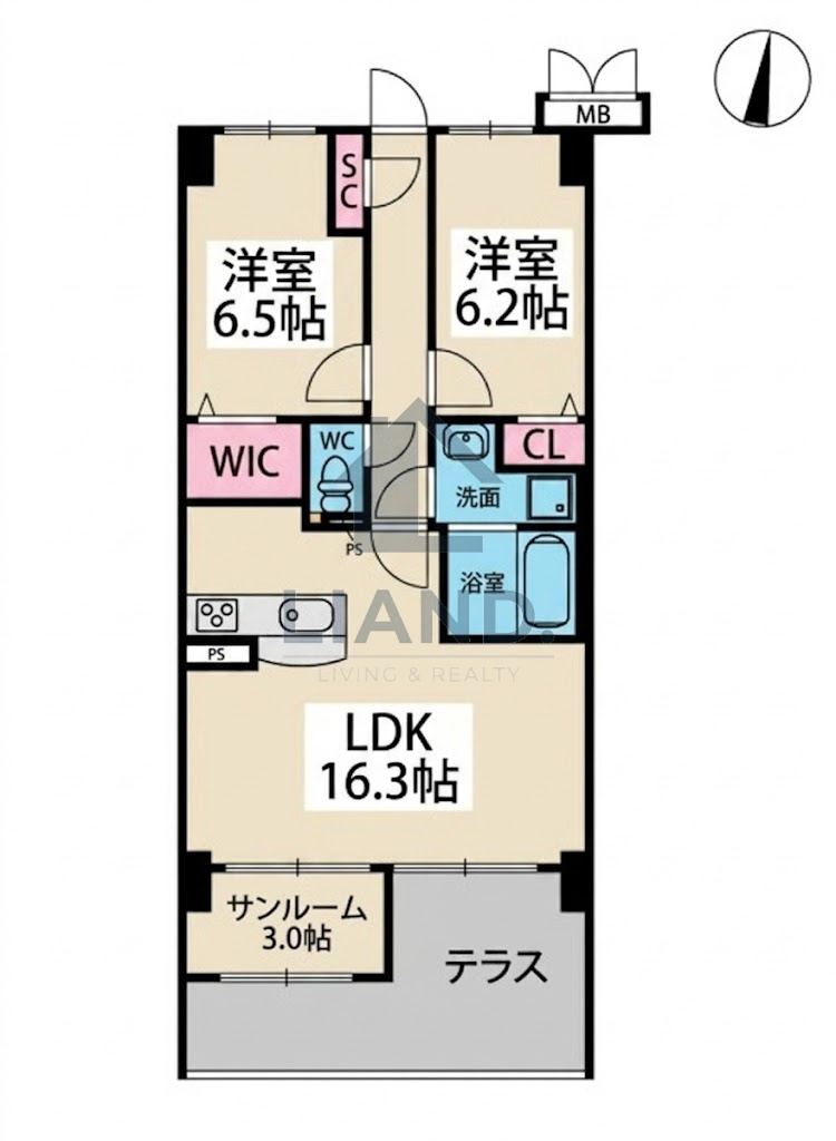 VegaLight別府　別府小学校区の間取り|VegaLight別府