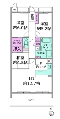【間取り】 | インペリアル鳳