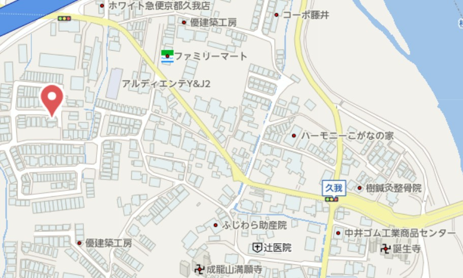 京都市伏見区久我本町　中古戸建の地図