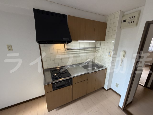 ヴェスタin盾津のキッチン|コンパクトなキッチンで掃除もラクラク