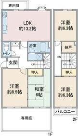 【間取り】 | 事本町第二住宅2号棟 