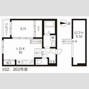 【間取り】 | ハーモニーテラス石田町