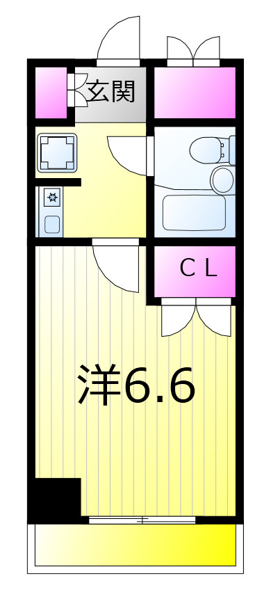 第14シントウキョウビルの間取り