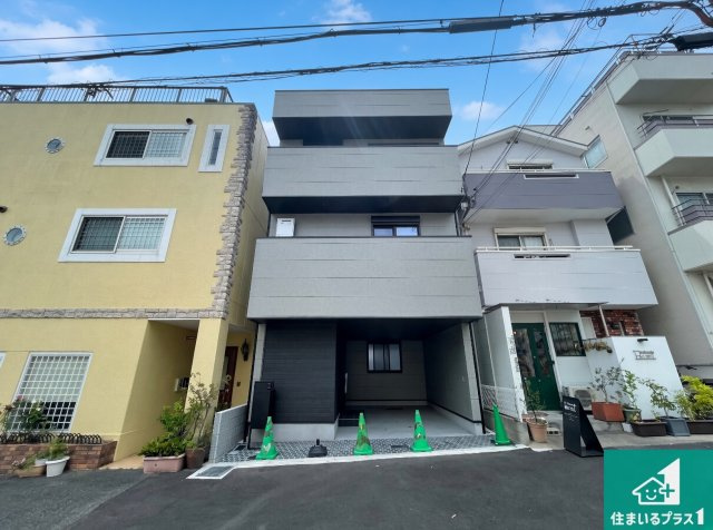 神戸市中央区神若通　新築一戸建ての外観|お客様に長く安心して住んでいだだける事にこだわった家づくり！住んでからのアフターサービスにもしっかりと取り組んでいます！