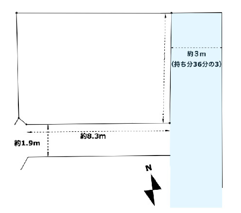 板橋区東新町2丁目　ZEH水準×ロフト付　フルリノベ住宅の区画図