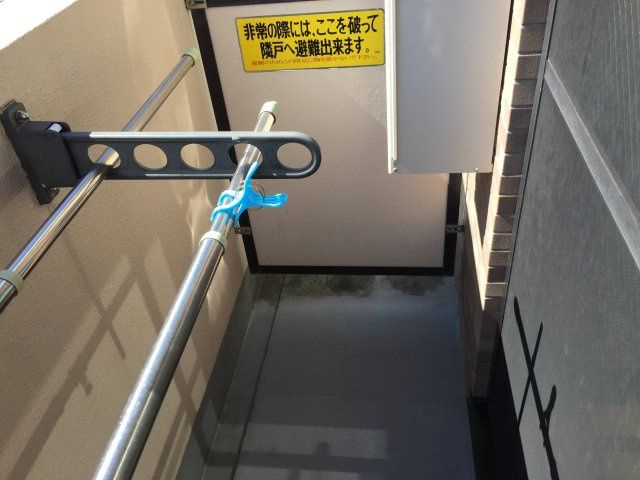 江東区亀戸２丁目の賃貸マンションのバルコニー