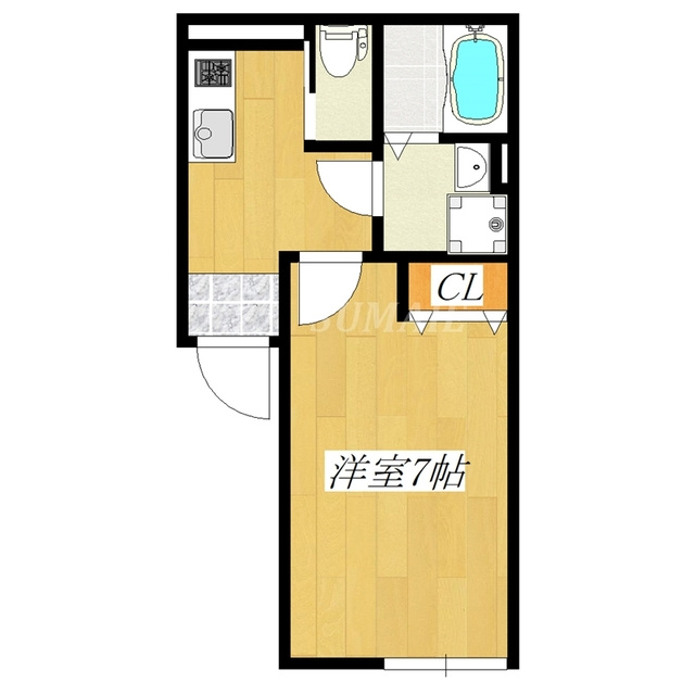 ステラサイドの間取り|南向きのお部屋です☆