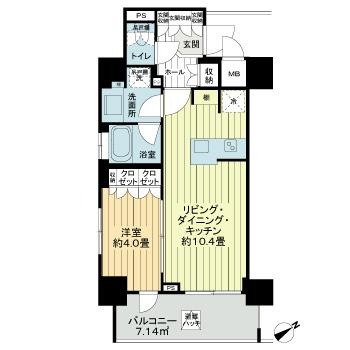 レックスお花茶屋ツインレジデンスウエストの間取り