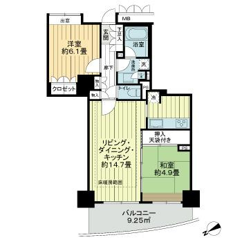 マークスタワーの間取り