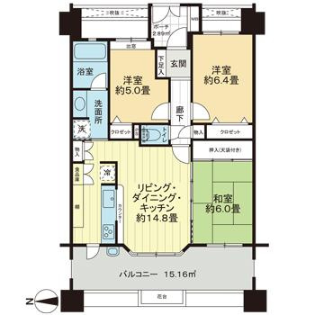 レクセルマンション京成高砂の間取り