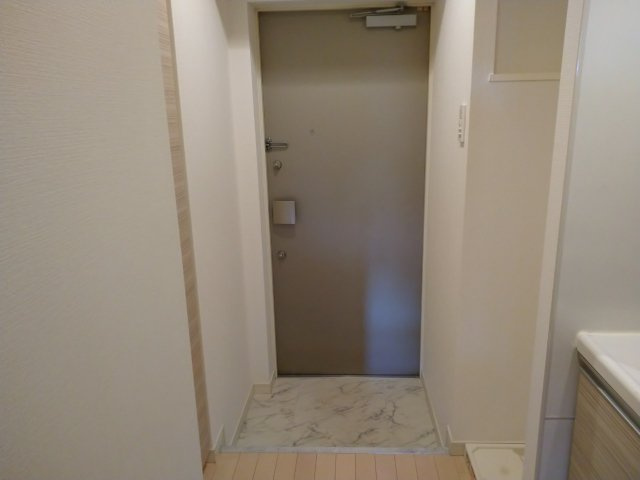 リュクス東金町の玄関