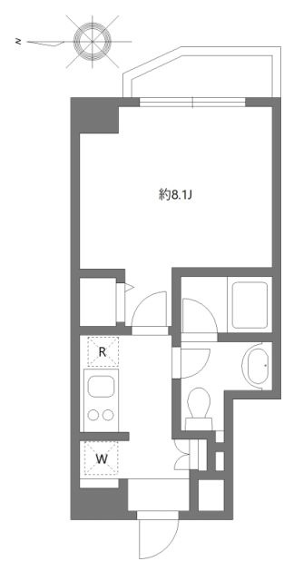 リュクス東金町の間取り