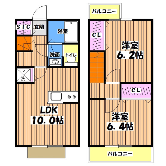 【間取り】 | エルメゾン国立