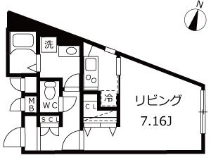 ブランシェ新中野の間取り