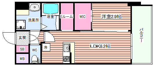 【間取り】 | セレニテ天六ミラク