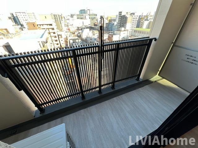 大田区西蒲田７丁目の賃貸マンションのバルコニー